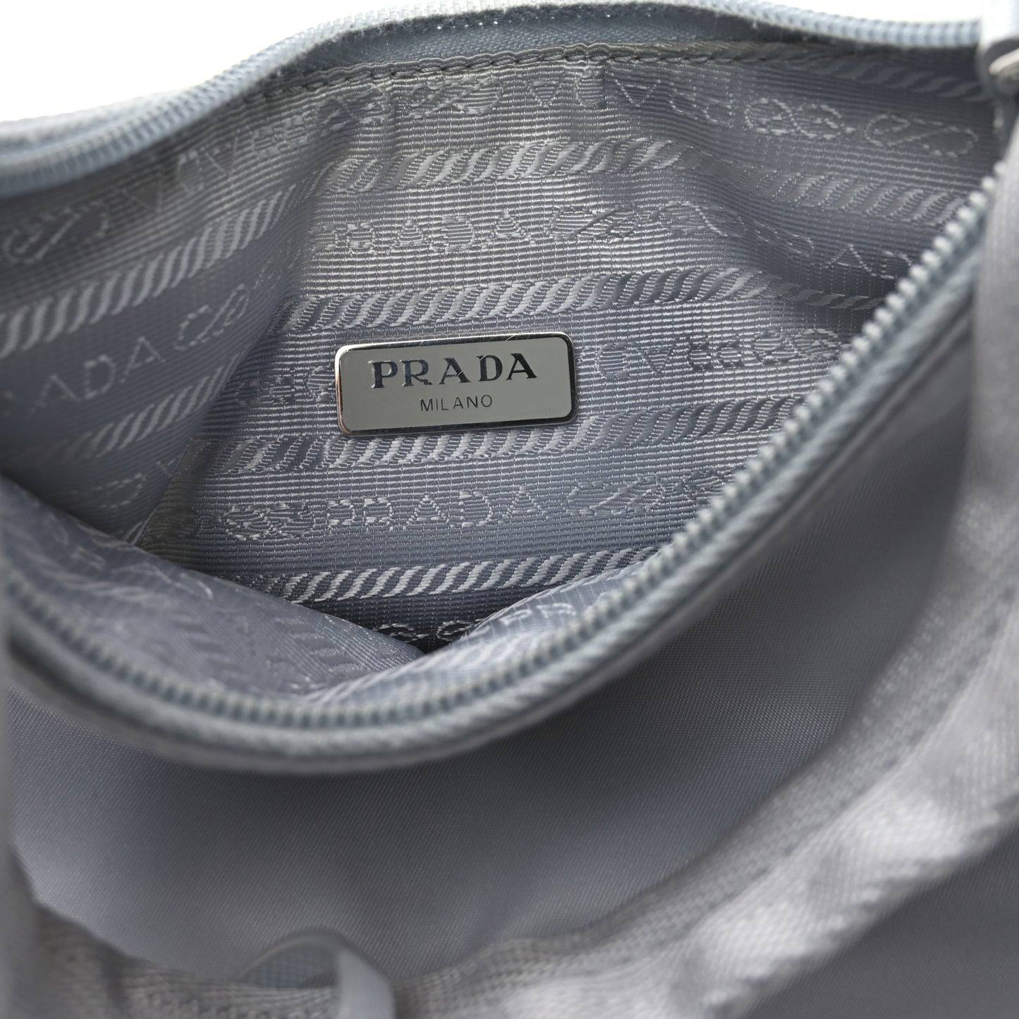 Tessuto Nylon Mini Re-Edition 2000 Bag Fiordaliso