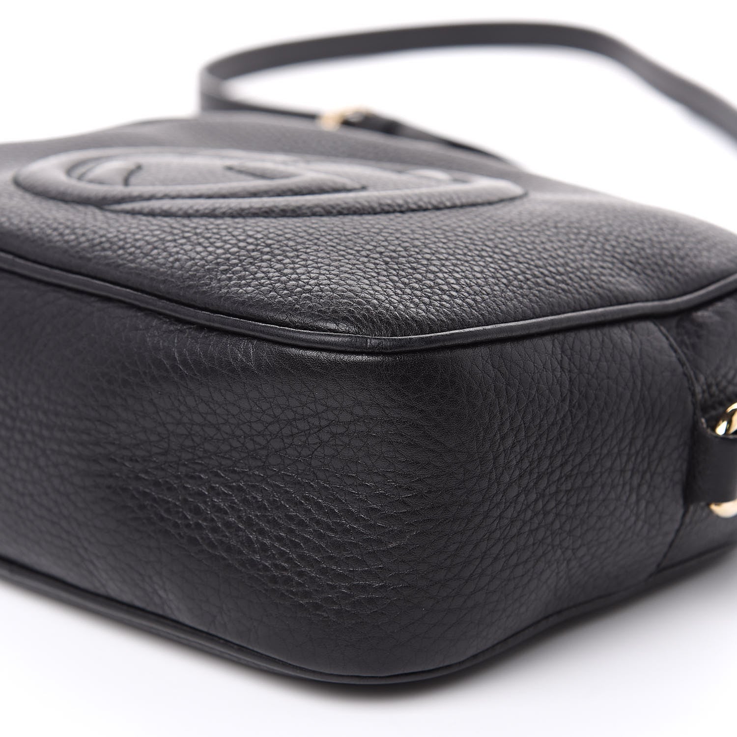 Gucci Pebbled Calfskin Small Soho Disco Bag Black 9 of 13
