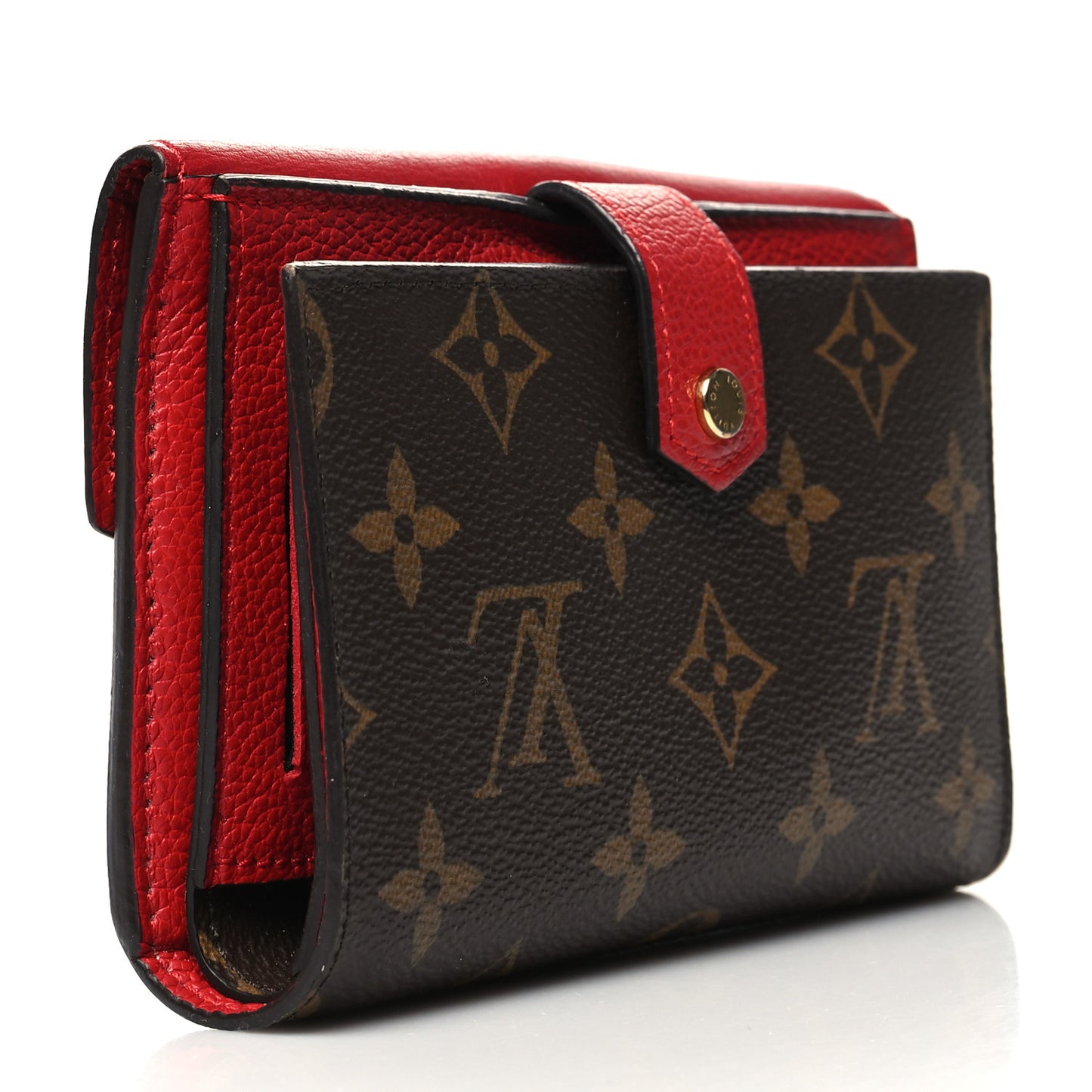 Monogram Pallas Compact Wallet Cherry