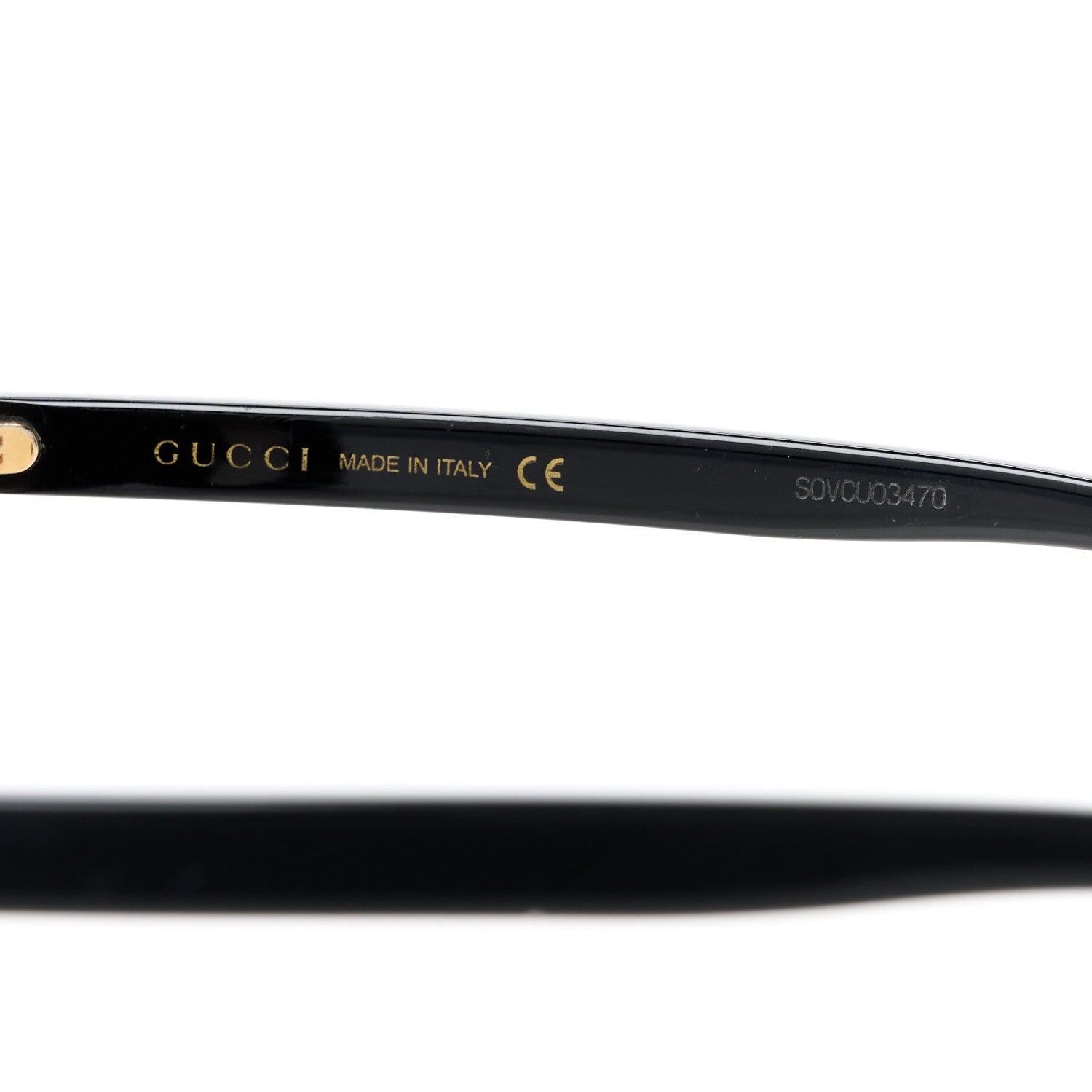 Gucci Acetate Crystal Oversize Sunglasses GG0148S Black 6 of 8