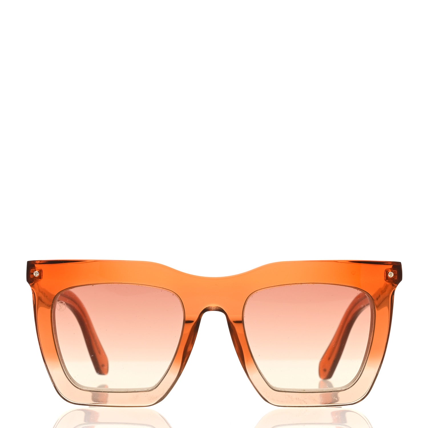 Louis Vuitton Acetate Sunglasses Z1368W Orange 2 of 8