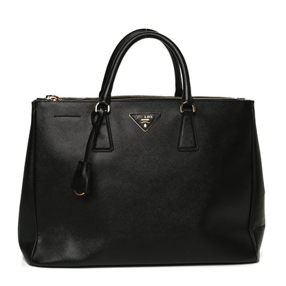 Prada Saffiano Large Galleria Double Zip Tote Black 1 of 11