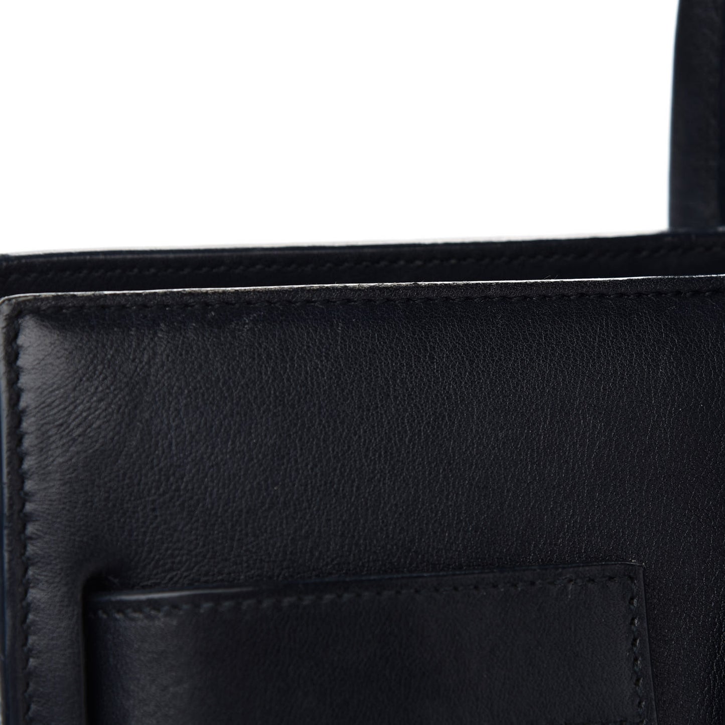 Calfskin Small Sac De Jour Black