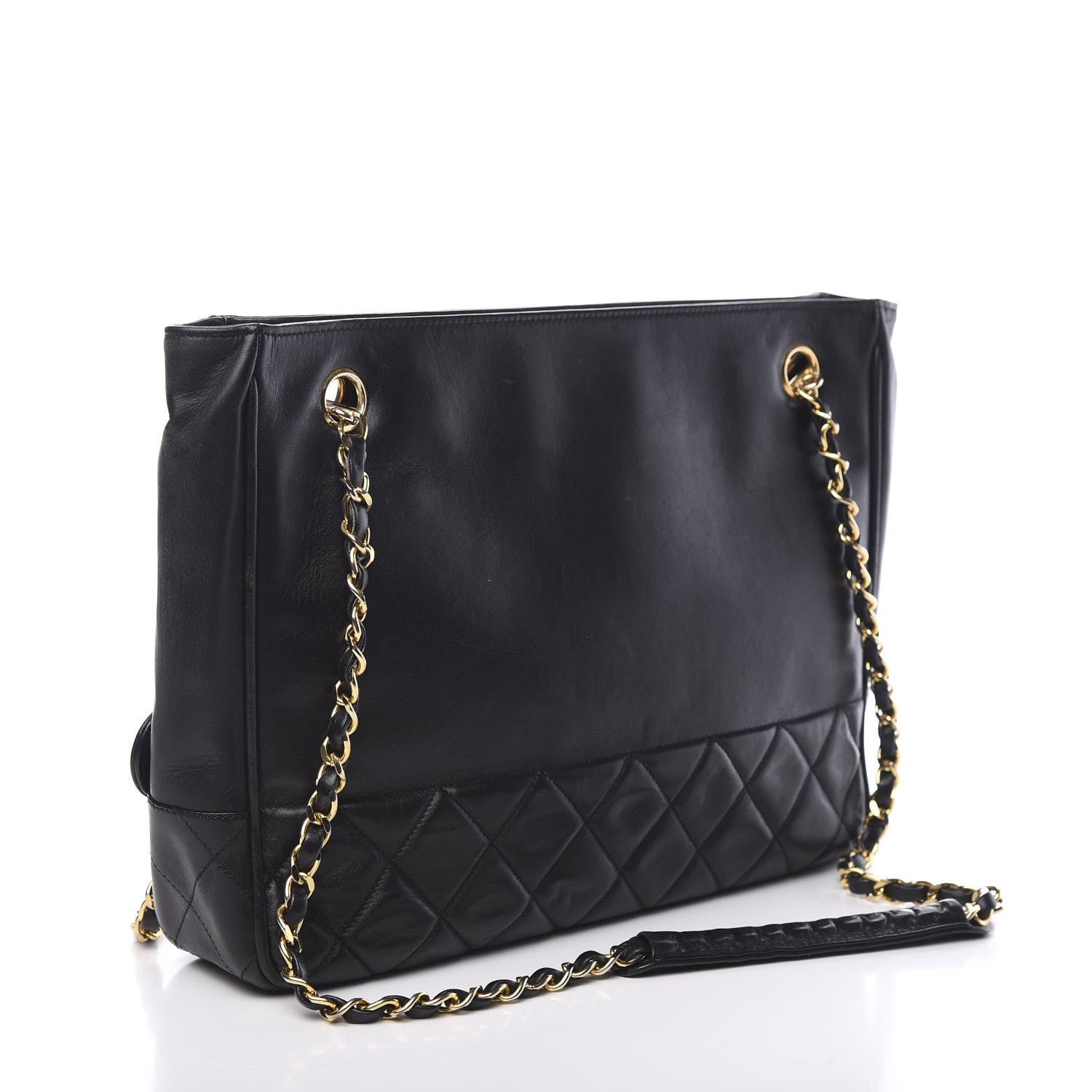 Chanel Lambskin Quilted Shoulder Bag Black 2 of 10