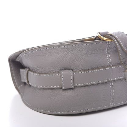 Chloe Calfskin Mini Marcie Round Crossbody Bag Cashmere Grey 8 of 10