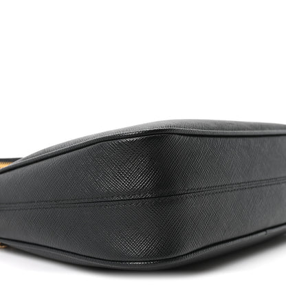 Prada Saffiano Lux Re-Edition 2005 Shoulder Bag Black 9 of 10