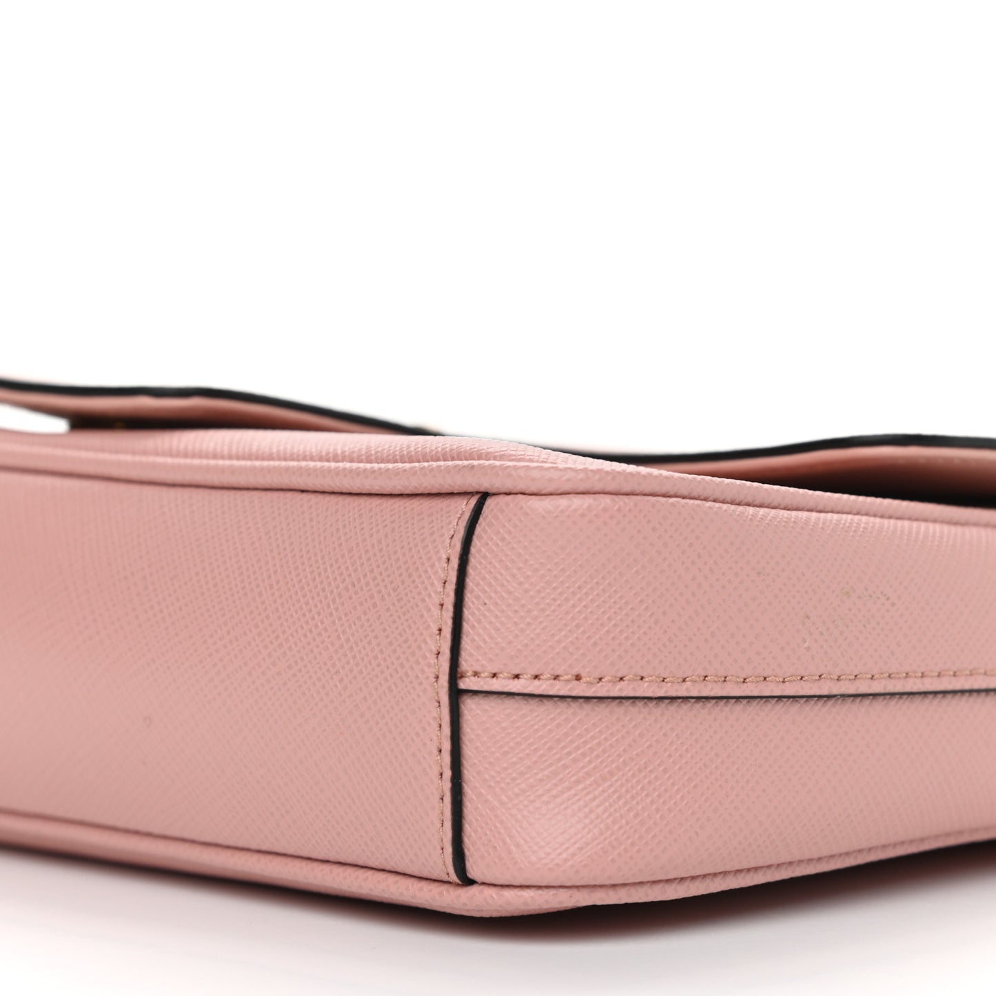 Saffiano Flap Shoulder Bag Orchidea