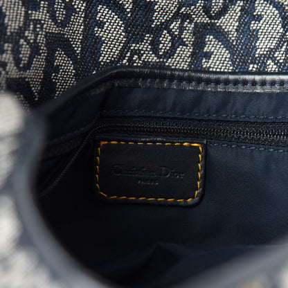 Christian Dior Monogram Saddle Bag Blue 8 of 10