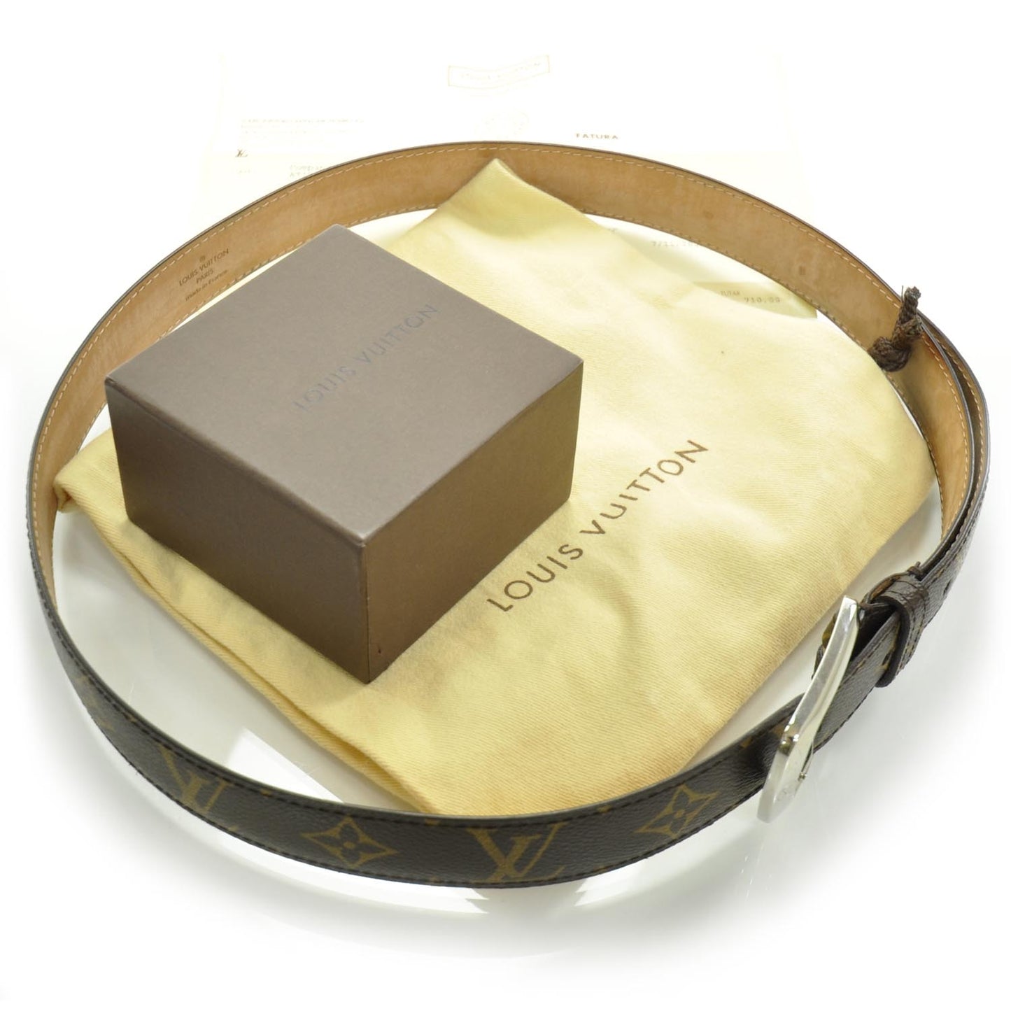 Monogram Ellipse Belt 90 36