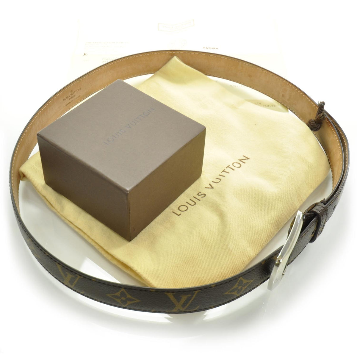 Monogram Ellipse Belt 90 36