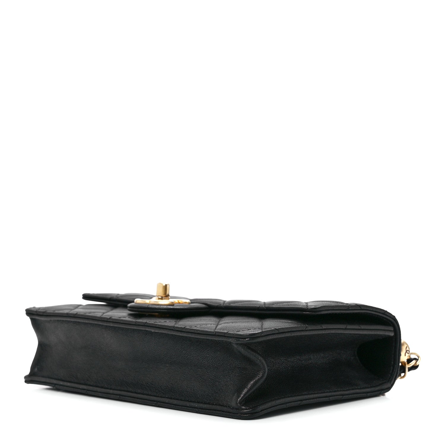 Chanel Lambskin Quilted Small Chic Pearls Flap Black 10 of 12