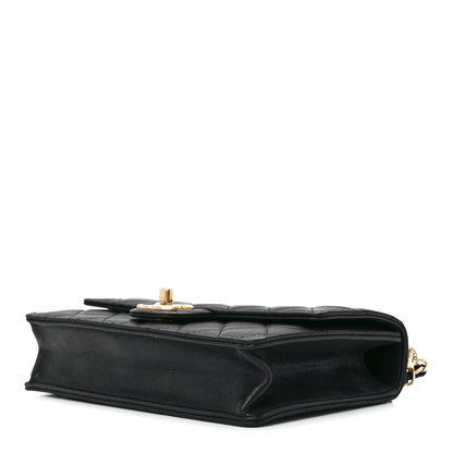 Chanel Lambskin Quilted Small Chic Pearls Flap Black 10 of 12