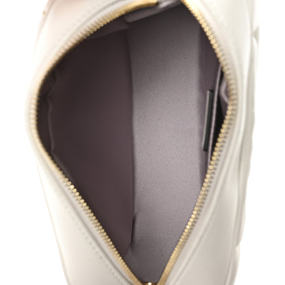 Jimmy Choo Nappa Quilted Studded Varenne Camera Bag White 5 of 10