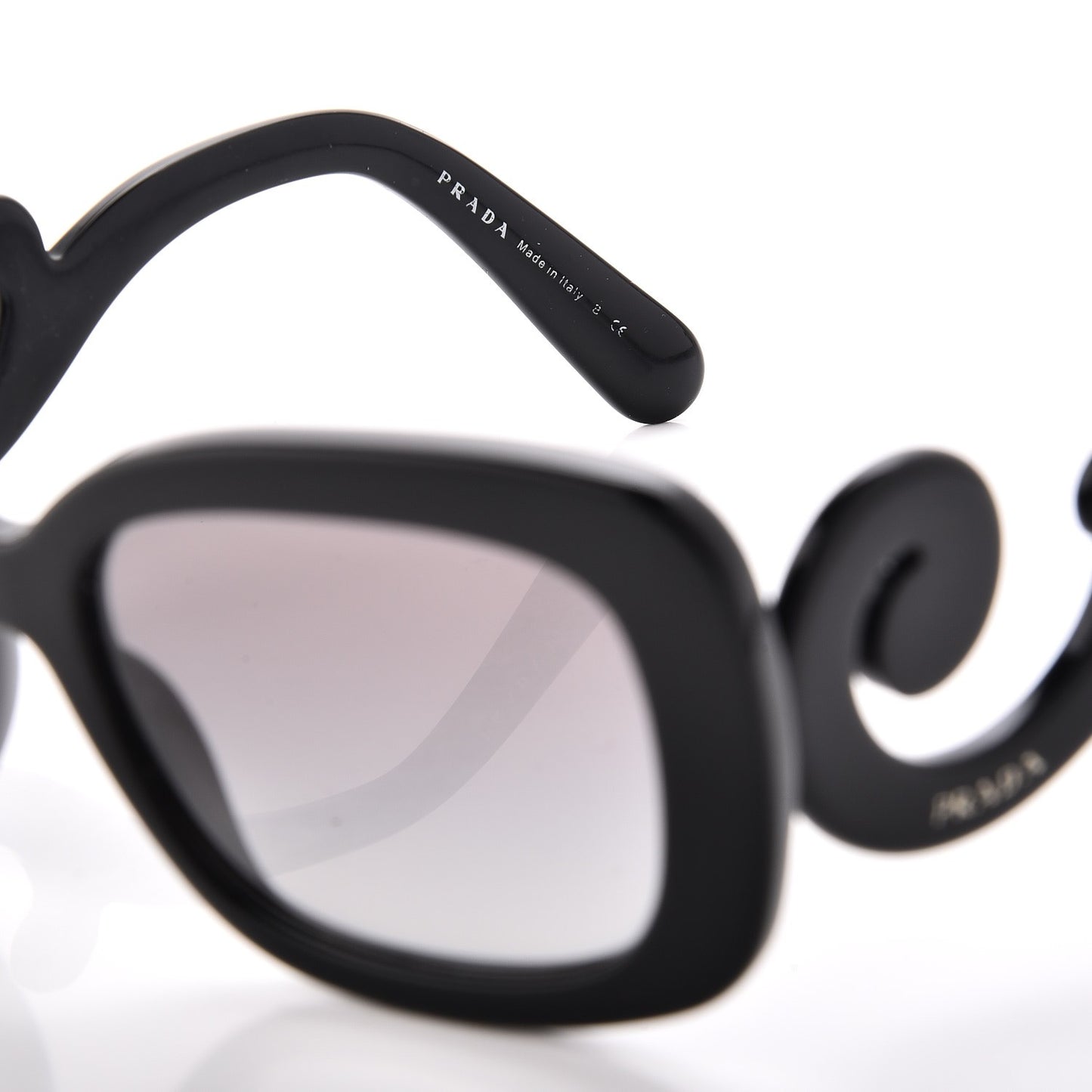 Acetate Baroque Sunglasses SPR 27O Black