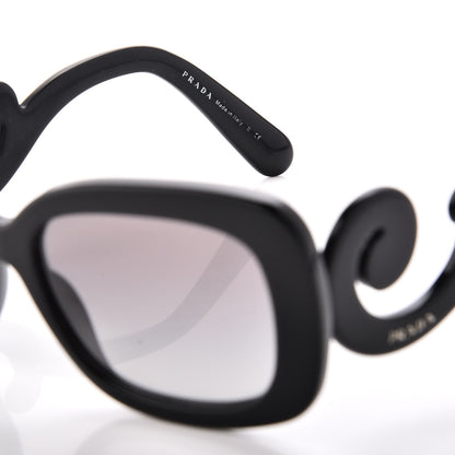 Prada Acetate Baroque Sunglasses SPR 27O Black 6 of 8