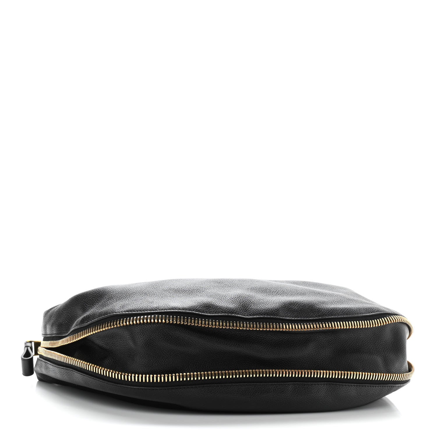 Tom Ford Grained Calfskin Zip Hobo Black 3 of 9