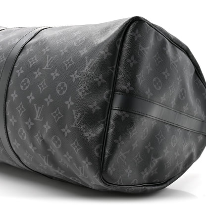 Louis Vuitton Monogram Eclipse Keepall Bandouliere 55 9 of 15