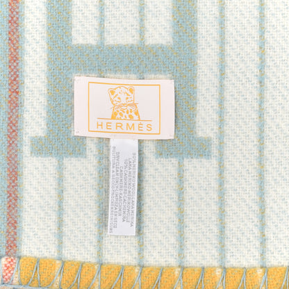 Hermes Wool Cashmere Avalon Passe-Passe Blanket Miel 3 of 3