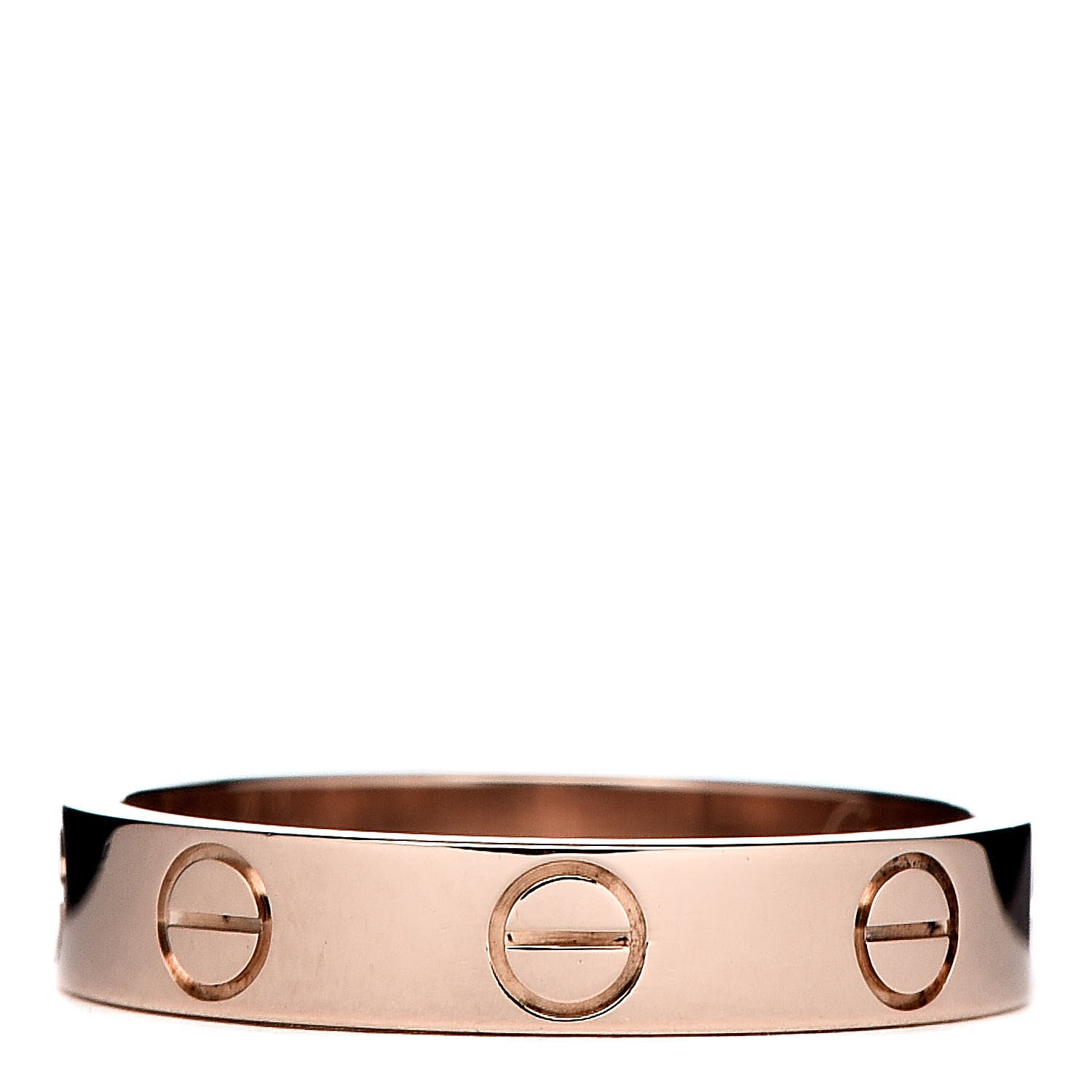 Cartier 18K Pink Gold 3.5mm LOVE Wedding Band Ring 50 5.25 1 of 5