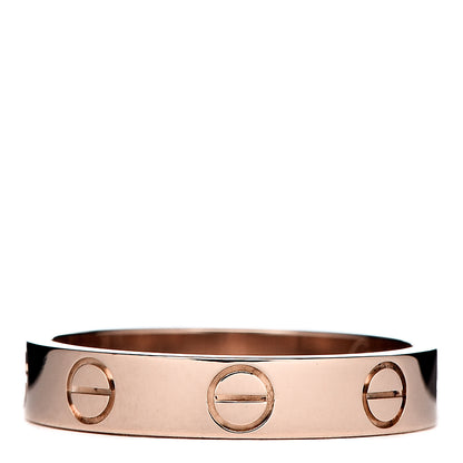 Cartier 18K Pink Gold 3.5mm LOVE Wedding Band Ring 50 5.25 1 of 5