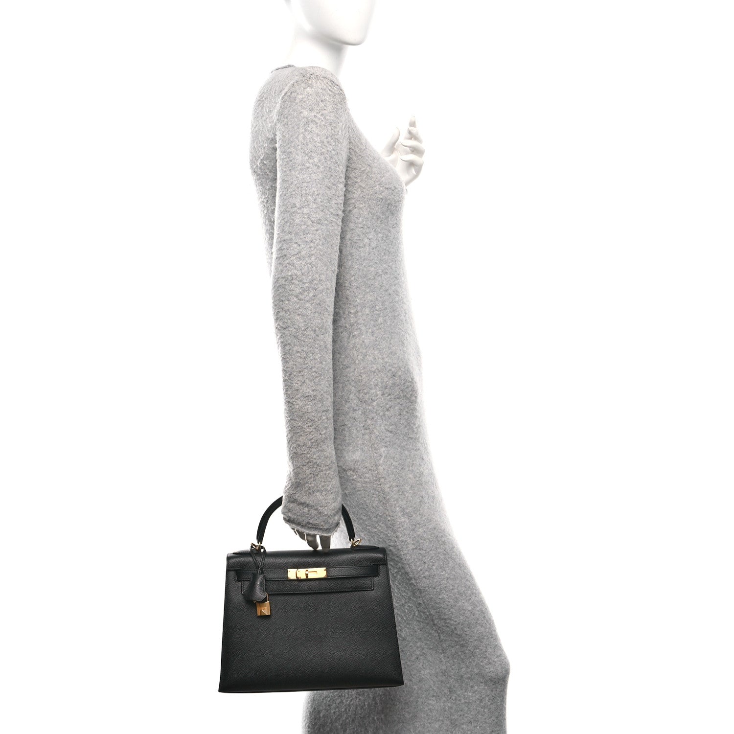 Hermes Epsom Kelly Sellier 28 Black Black 2 of 13