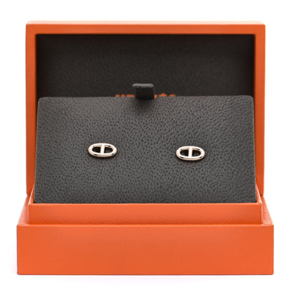 Hermes 18K Rose Gold TPM Farandole Stud Earrings 6 of 6