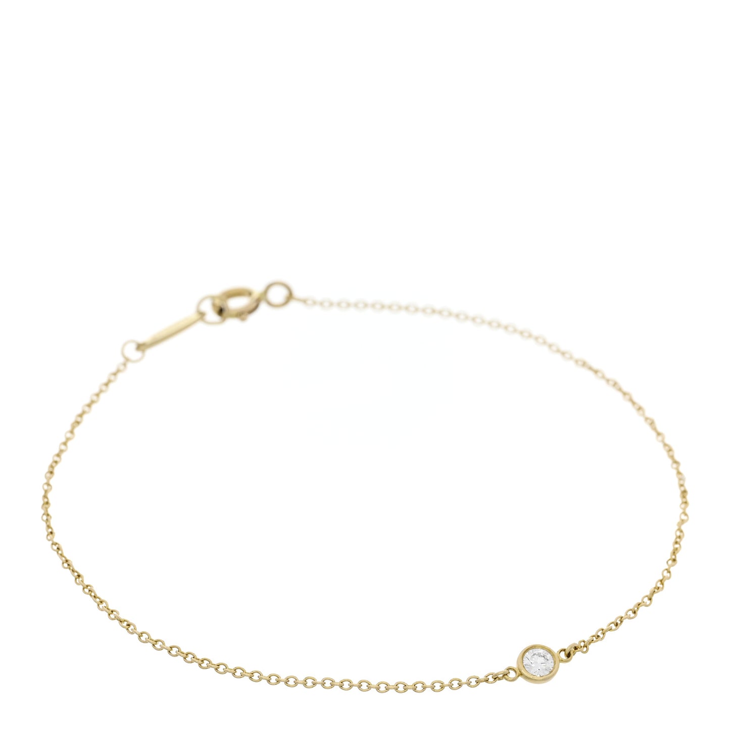 18K Yellow Gold Diamond .10ct Elsa Peretti Diamonds by the Yard Bracelet