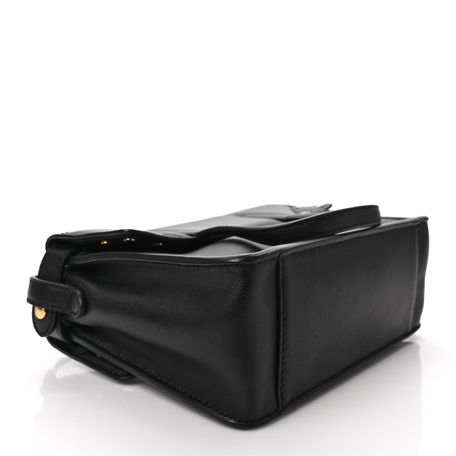 Fendi Vitello Grace Matte Small Flip Tote Black 4 of 7