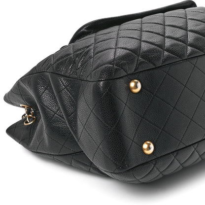 Chanel Caviar Quilted Flap Tote Black 11 of 12