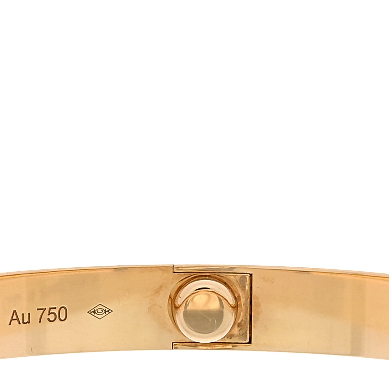 Cartier 18K Yellow Gold LOVE Bracelet 19 6 of 8
