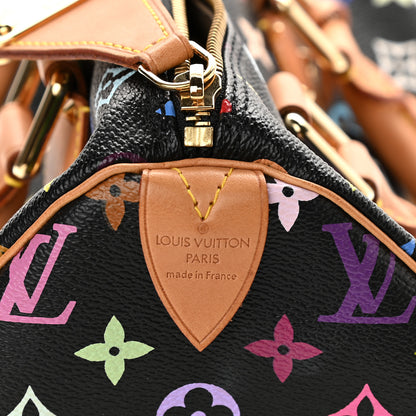 Louis Vuitton Monogram Multicolor Speedy 30 Black 6 of 9