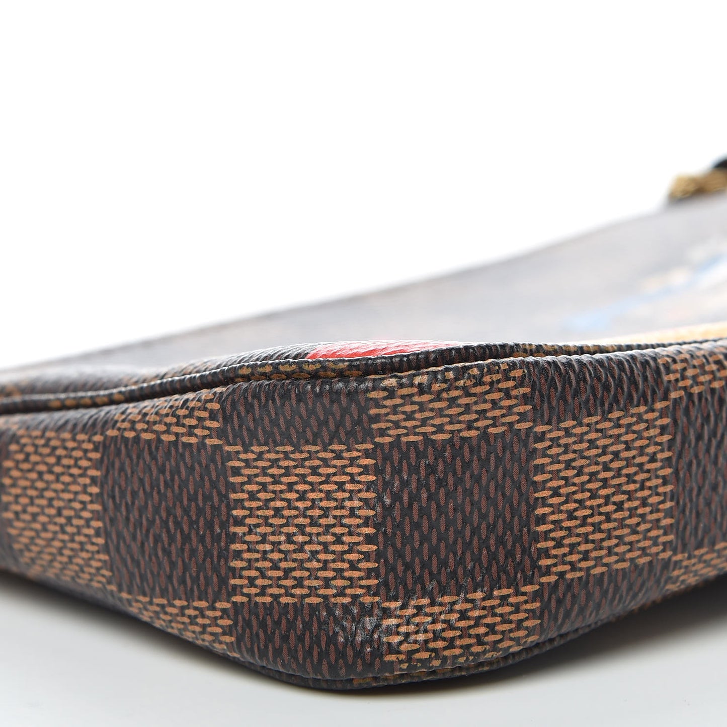 Damier Ebene 2015 Christmas Animation Mini Pochette Accessories