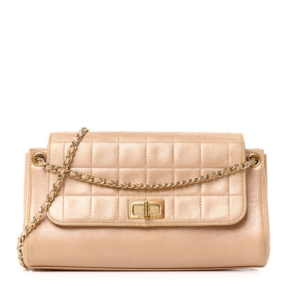 Chanel Metallic Lambskin Chocolate Bar Accordion Mademoiselle Pink 1 of 16
