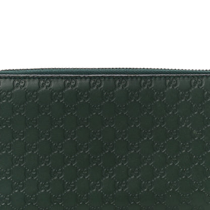 Gucci Microguccissima Zip Around Wallet Dark Green 7 of 10