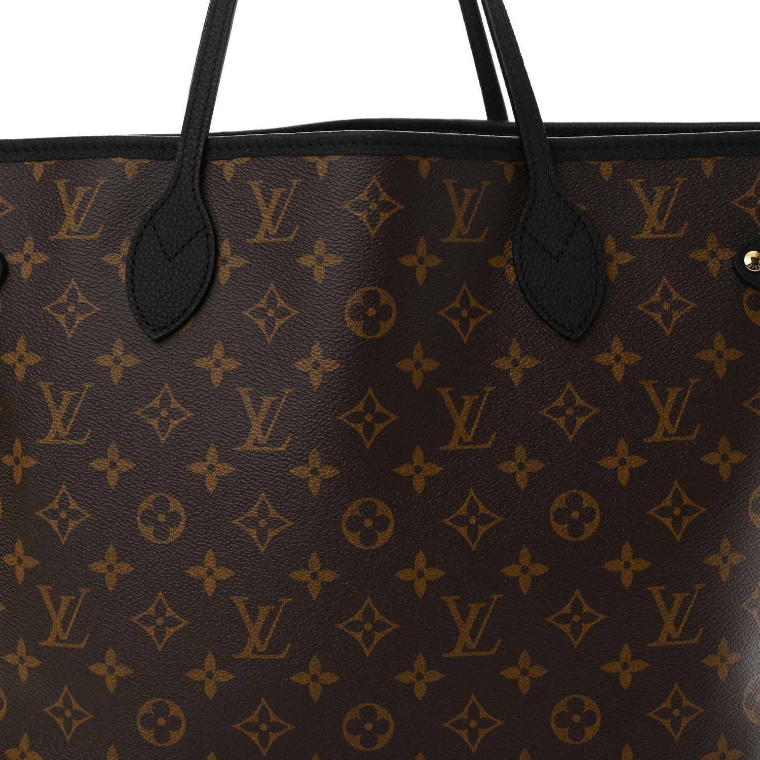 Louis Vuitton Monogram Calfskin Neo Neverfull Inside Out MM Black 13 of 18