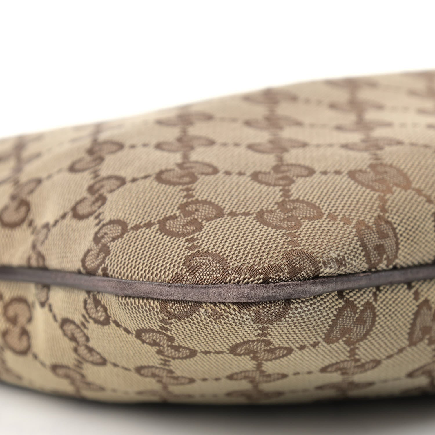 Gucci Monogram Medium New Britt Hobo Dark Brown 8 of 14