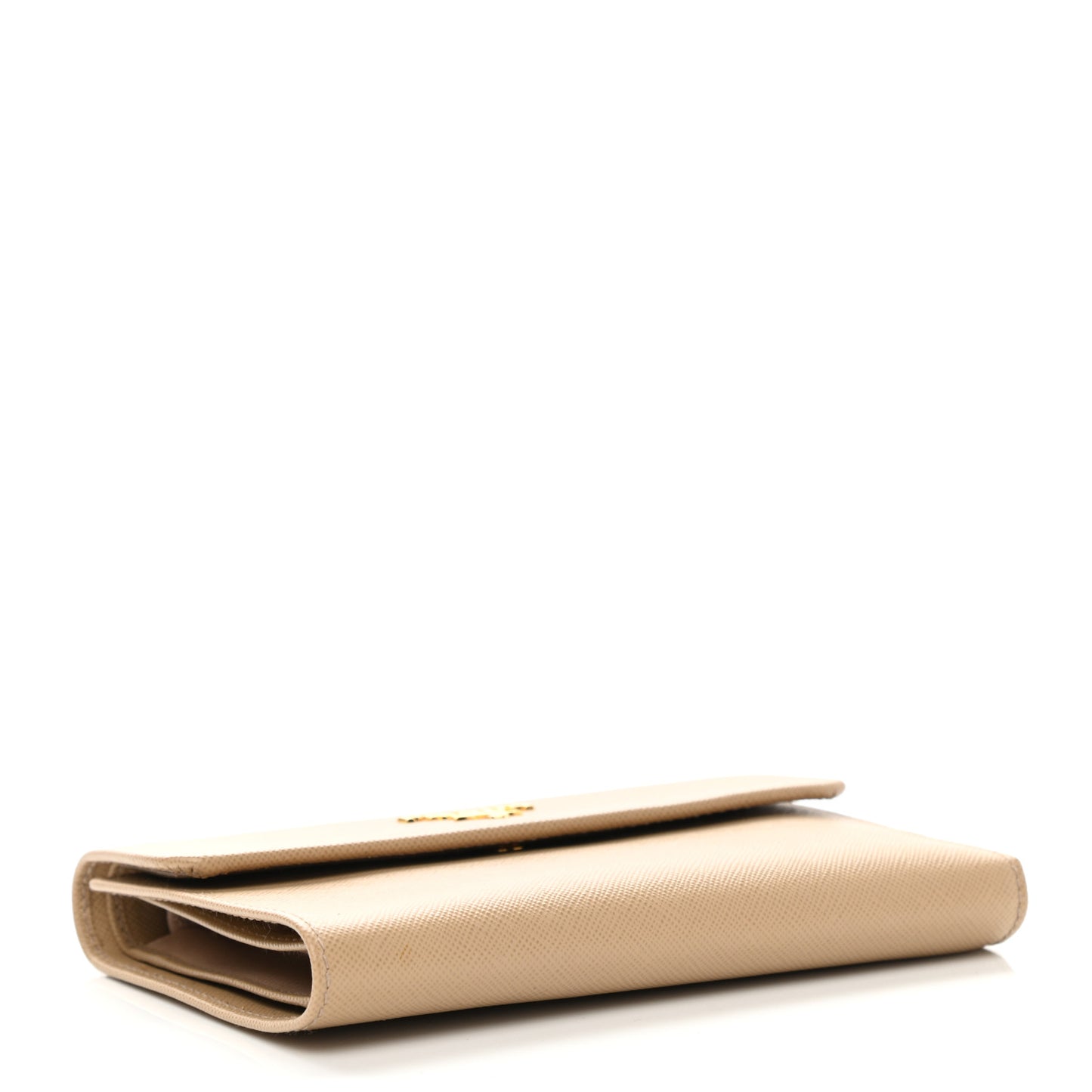 Saffiano Metal Flap Wallet Sabbia Cammeo Orchidea