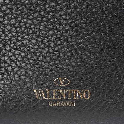 Valentino Garavani Pebbled Calfskin Mini Rockstud Crossbody Bag Black 7 of 9