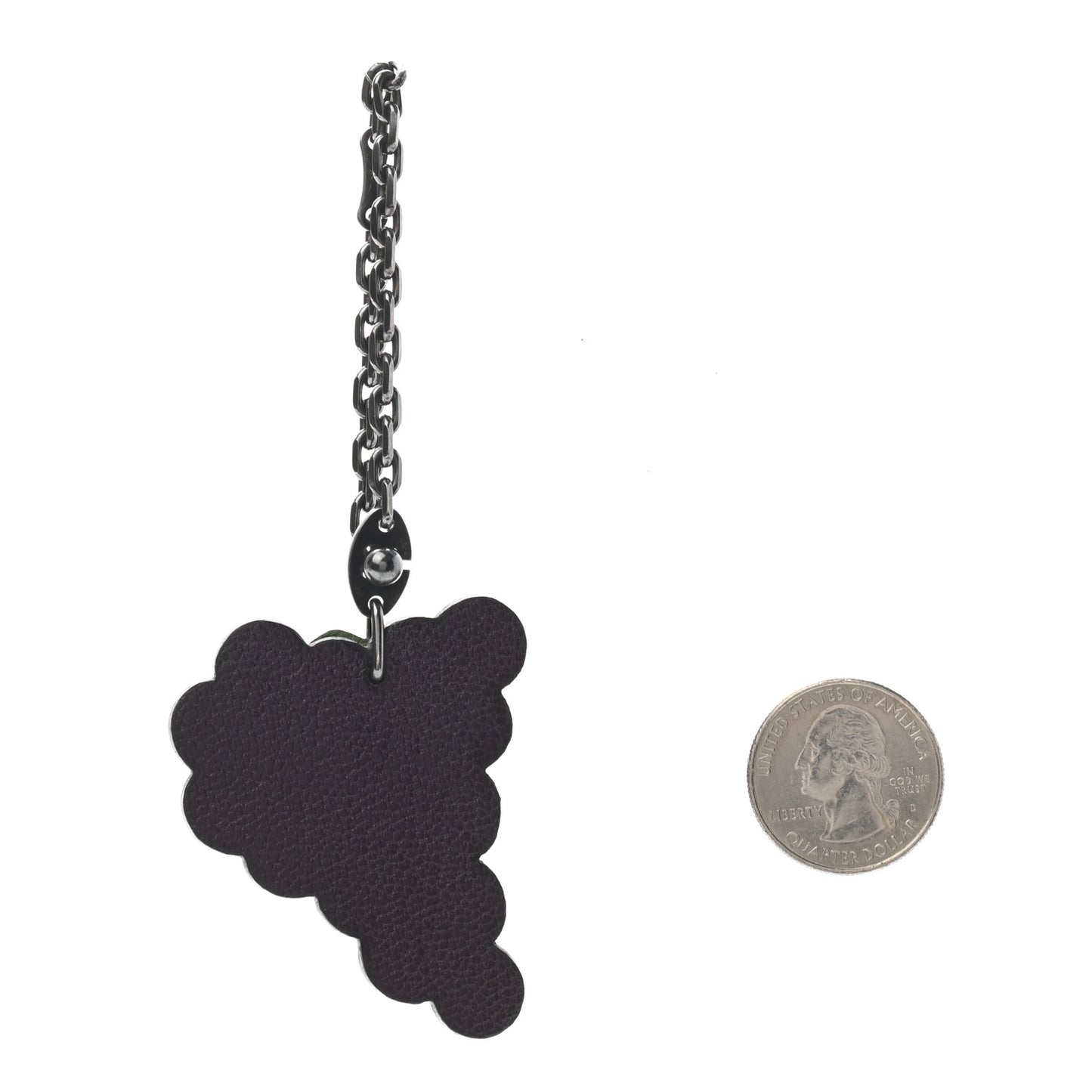 Chevre Mysore Grape Key Chain Bag Charm Raisin