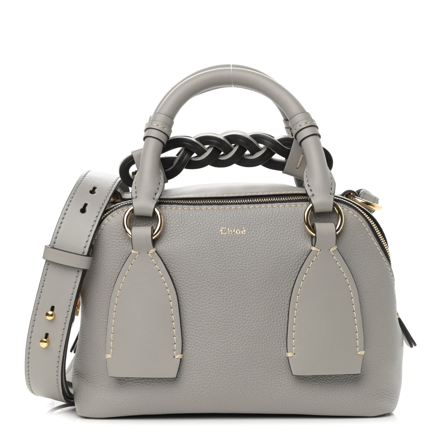 Calfskin Small Daria Stormy Grey