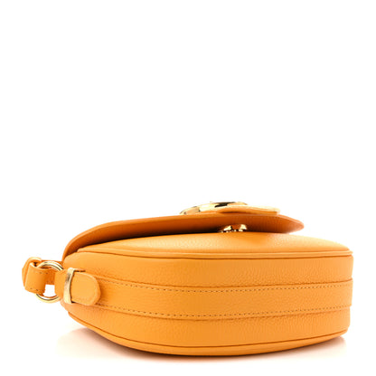 Louis Vuitton Grained Calfskin LV Pont 9 Soft PM Sunbeam 4 of 11