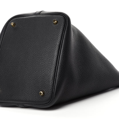 Hermes Taurillon Clemence Picotin Lock 22 MM Black 7 of 11