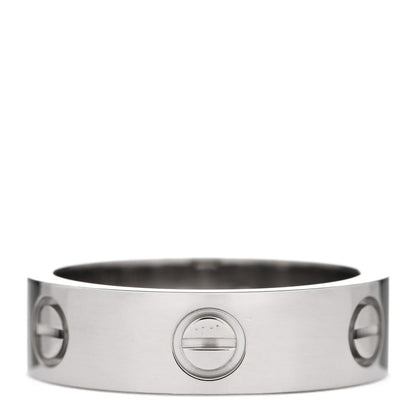 Cartier 18K White Gold 5.5mm LOVE Ring 57 8 1 of 7