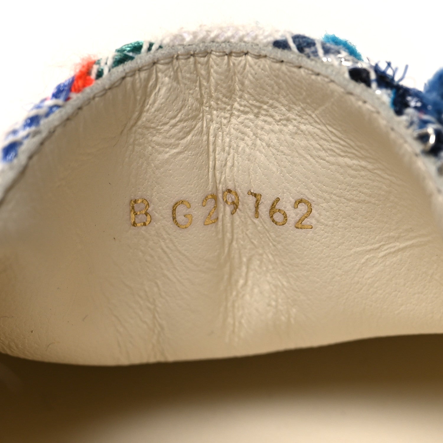 Chanel Tweed Grosgrain CC Espadrilles 36 White Blue Pink Green Black 6 of 10