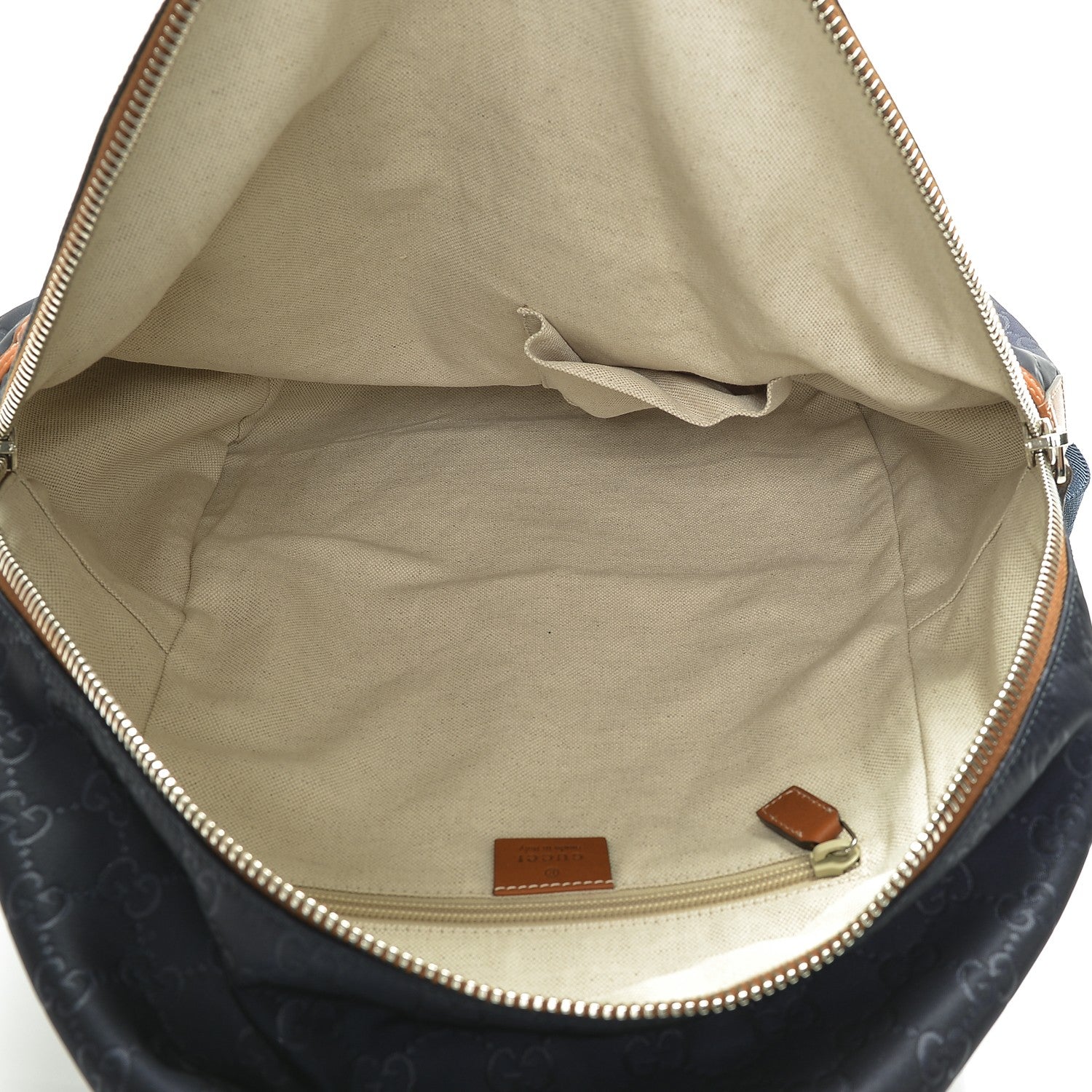 Gucci Nylon Monogram Medium Classic Backpack Blue 5 of 6