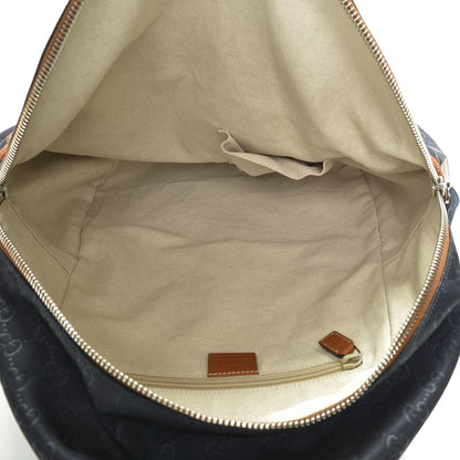 Gucci Nylon Monogram Medium Classic Backpack Blue 5 of 6