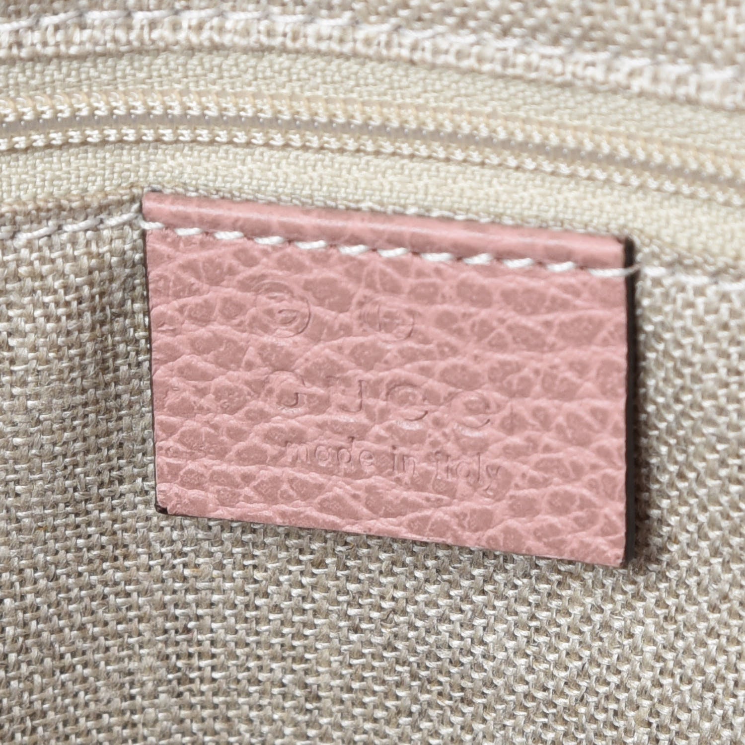 Gucci Monogram Bree Zippered Tote Beige Soft Pink 8 of 13
