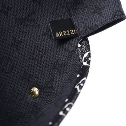 Louis Vuitton Monogram Giant Crafty Neverfull MM Creme Rouge Black 8 of 9