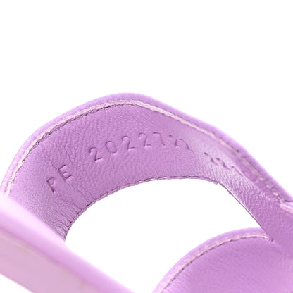Hermes Epsom Oran Sandals 37.5 Violet Amethyste 9 of 9