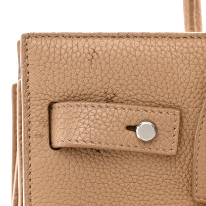Saint Laurent Grained Calfskin Baby Sac De Jour Souple Dark Beige 12 of 15
